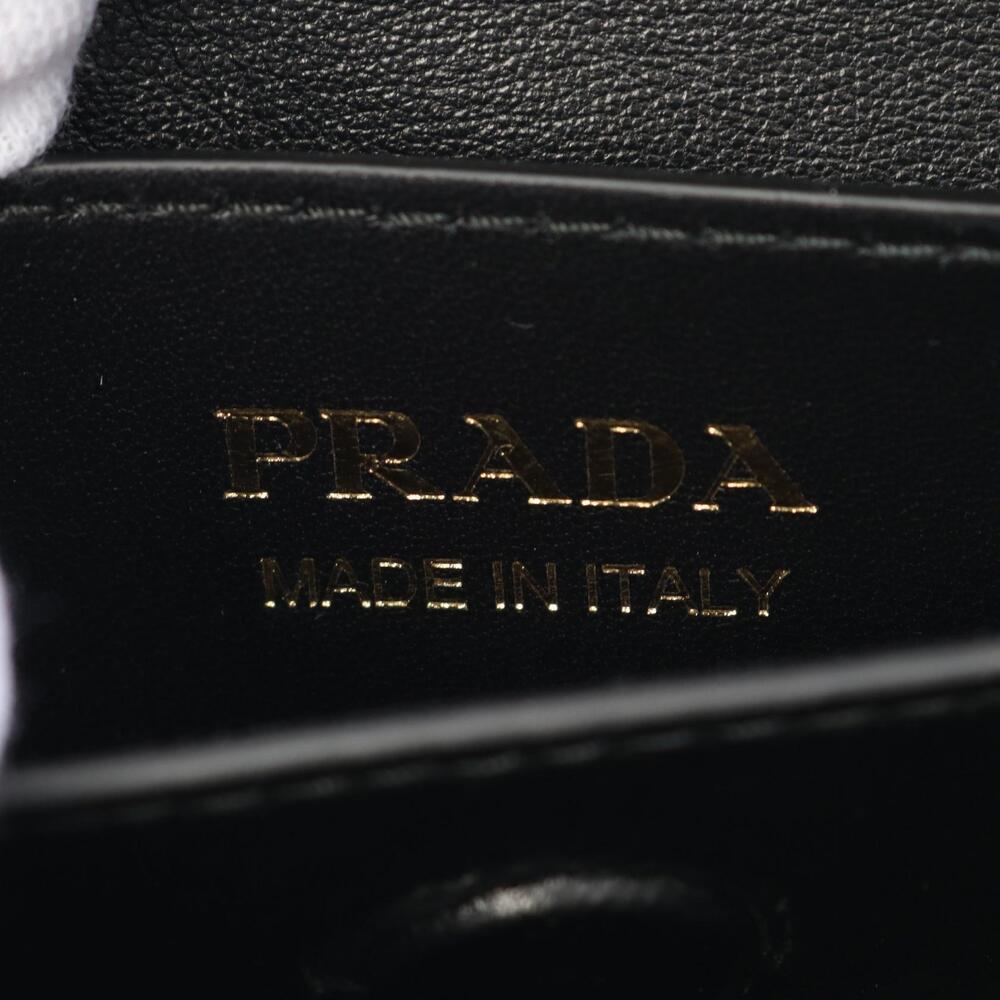 Prada SAFFIANO CUIR Handbag Leather Black - Picture 3 of 5